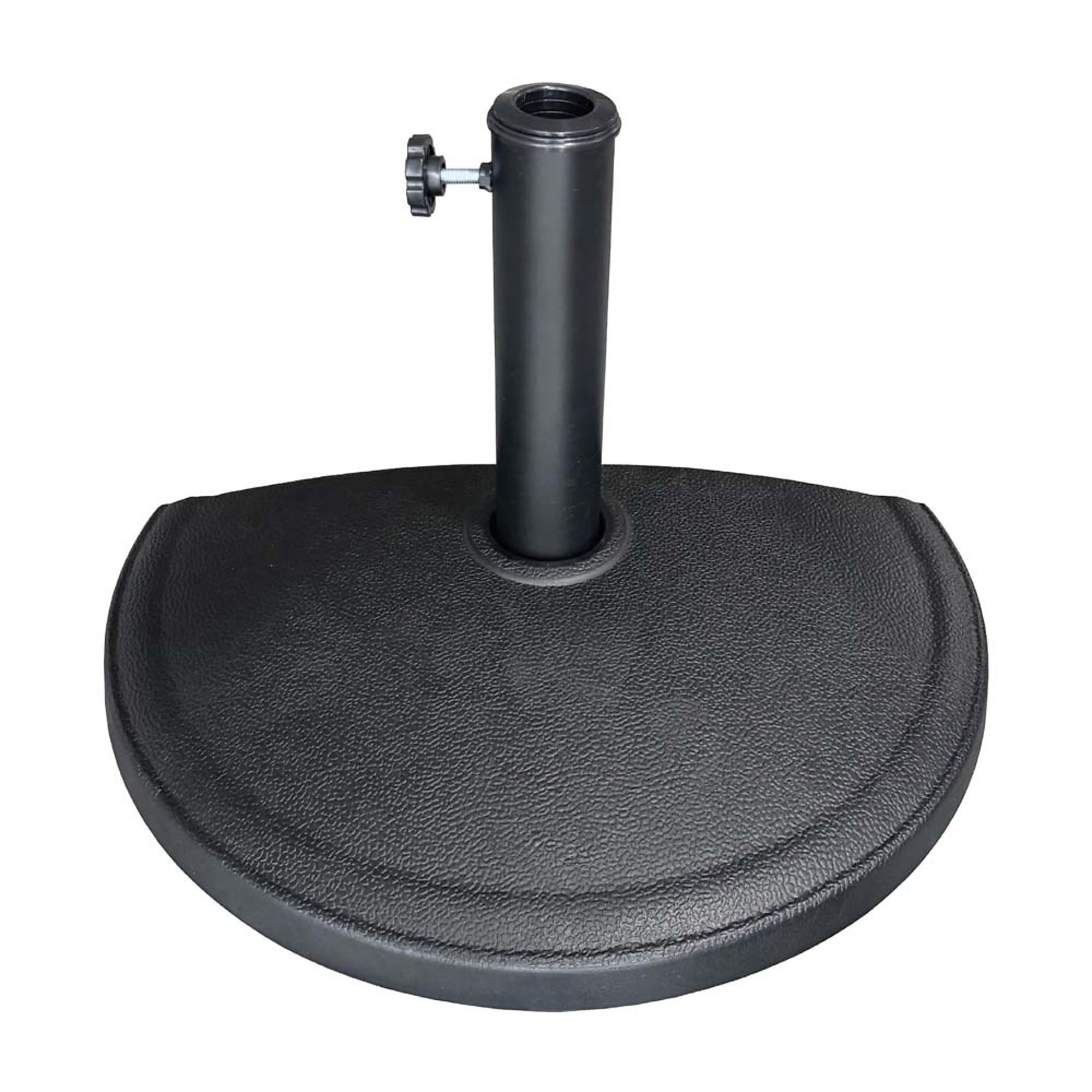 US Weight, Half Round 20 lb Patio Umbrella Base (Black), Included (qty.) 1, Model# FUBHFB